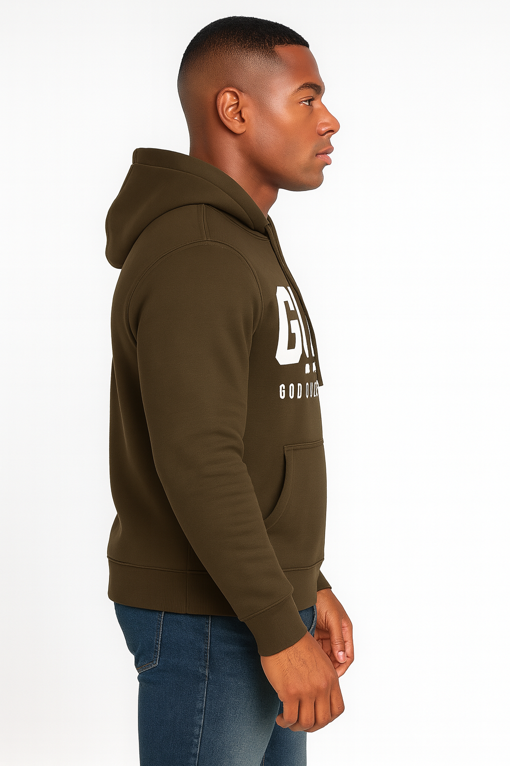 Golden Brown – Premium Sweatshirt Hoodie - HD Print
