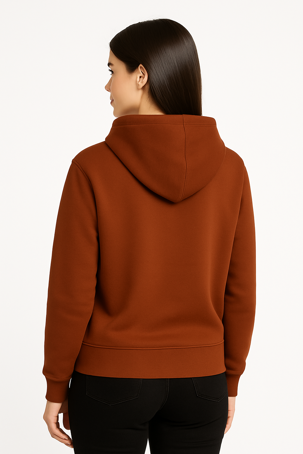 Rich Rust Brown – Premium Sweatshirt Hoodie