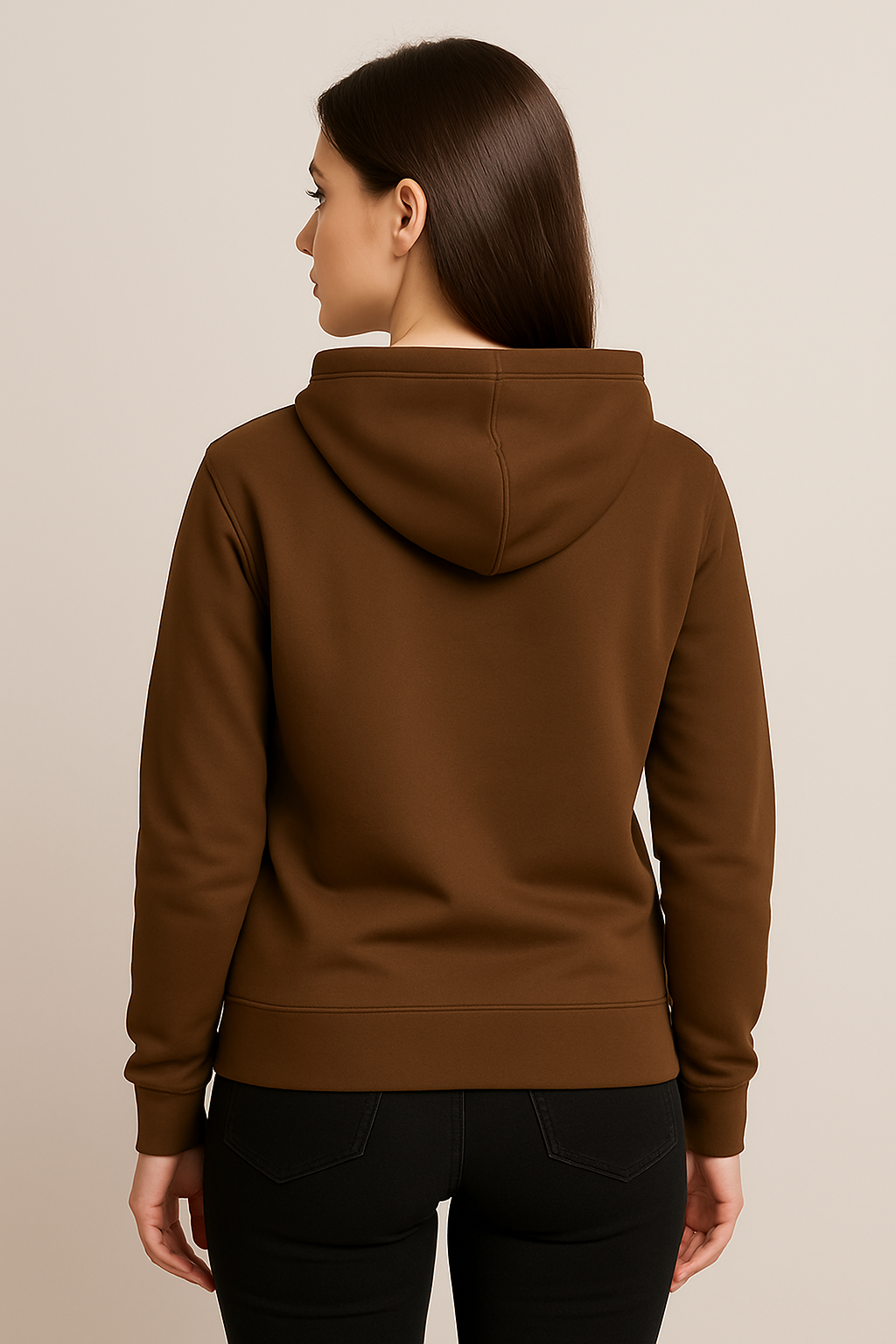 Deep Brown – Premium Sweatshirt Hoodie - HD Print
