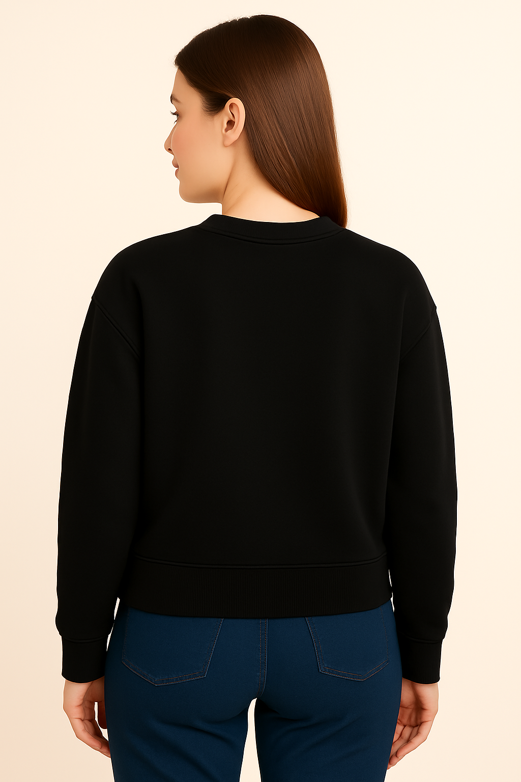 Black Premium Sweatshirt – Timeless Style, Luxury Comfort