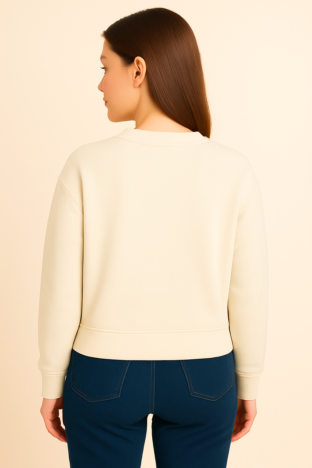 Off White Premium Sweatshirt – Timeless Style, Luxury Comfort