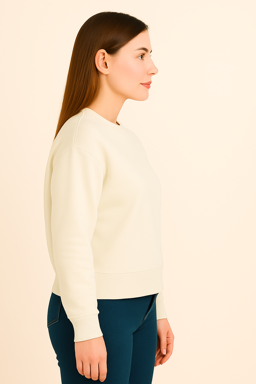 Off White Premium Sweatshirt – Timeless Style, Luxury Comfort