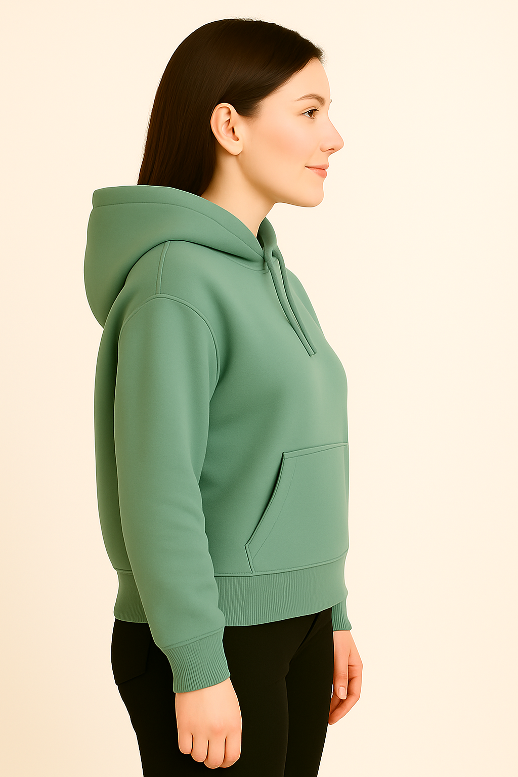 Pastel Green – Premium Sweatshirt Hoodie