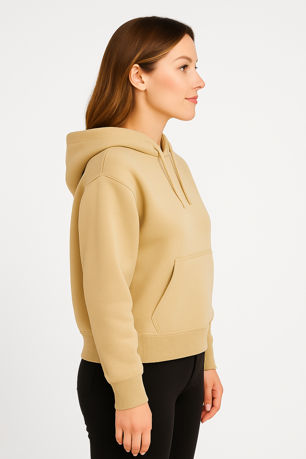 Beige – Premium Sweatshirt Hoodie