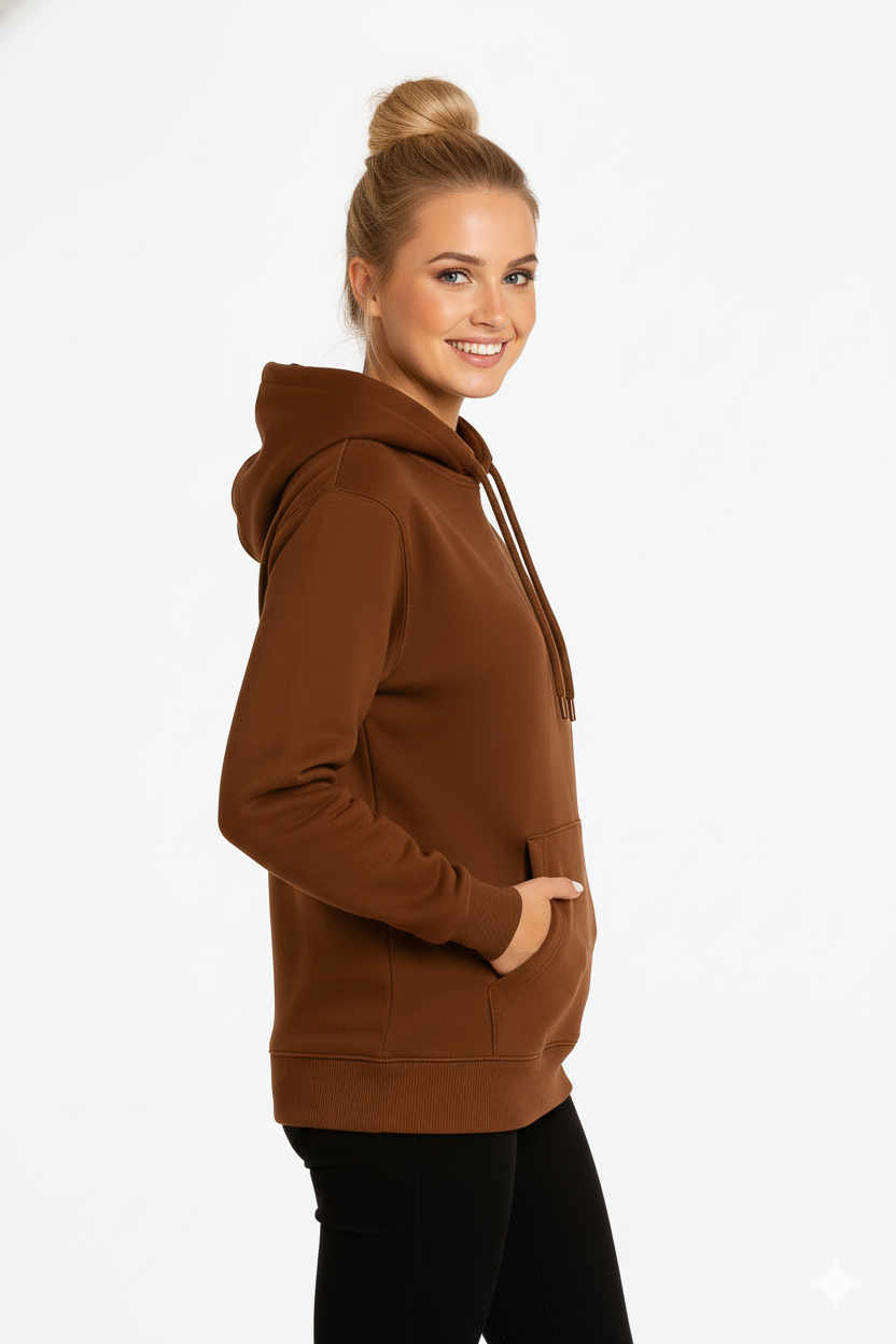 Deep Brown β Premium Sweatshirt Hoodie
