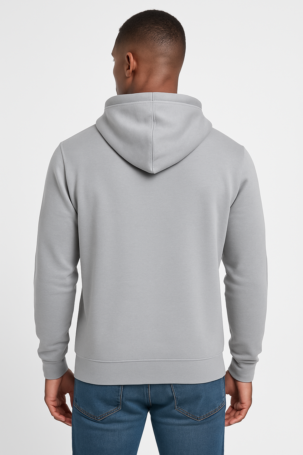 Light Grey Premium Sweatshirt Hoodie – HD Print Finish
