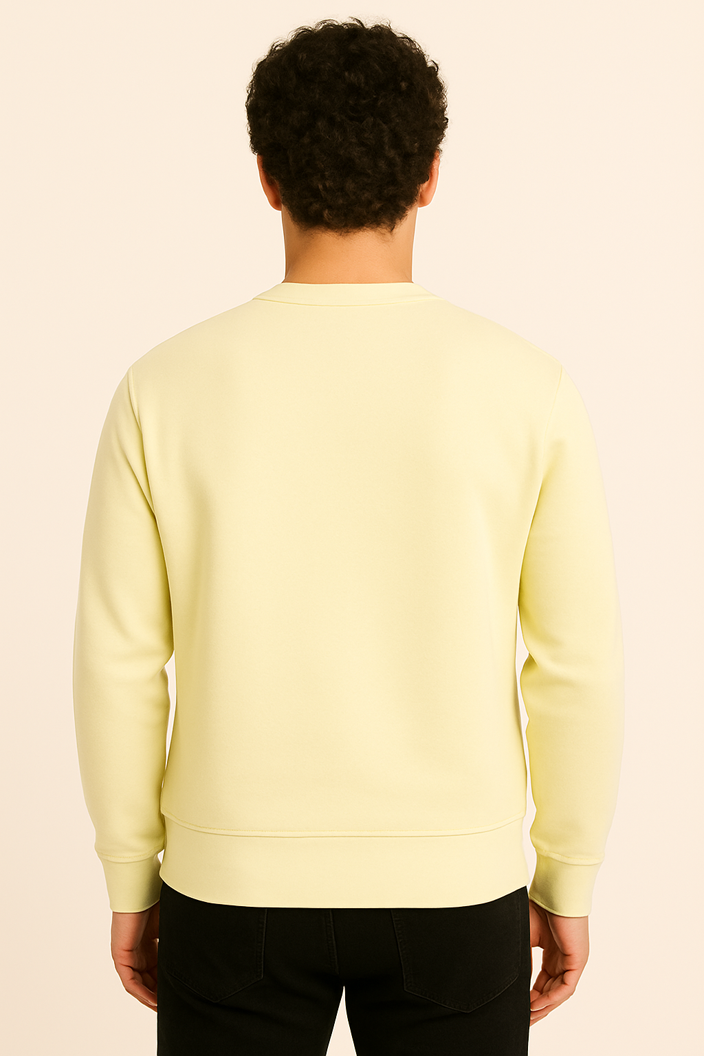 Premium off-White Round neck Sweatshirt – Minimal & Timeless