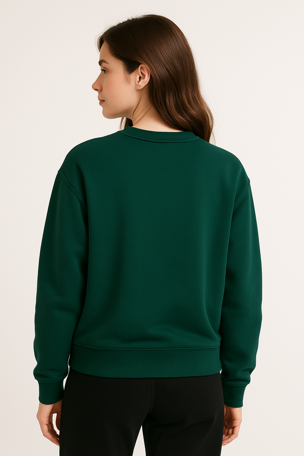 Sea Green Premium Sweatshirt – Luxury Comfort, Motivational HD Print