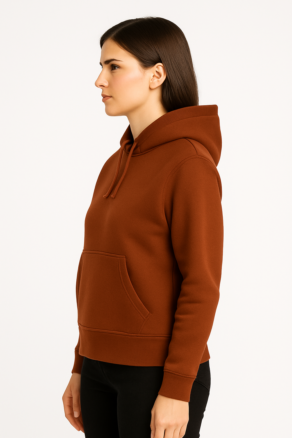 Rich Rust Brown – Premium Sweatshirt Hoodie