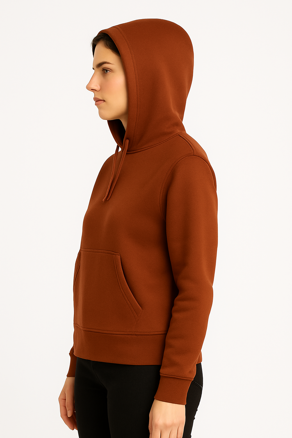 Rich Rust Brown – Premium Sweatshirt Hoodie
