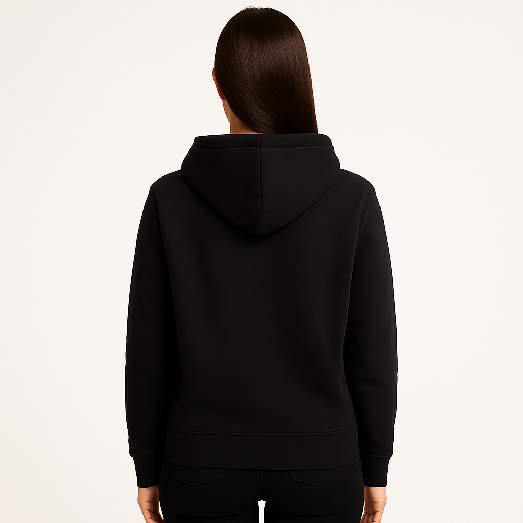 Pure Black – Premium Sweatshirt Hoodie