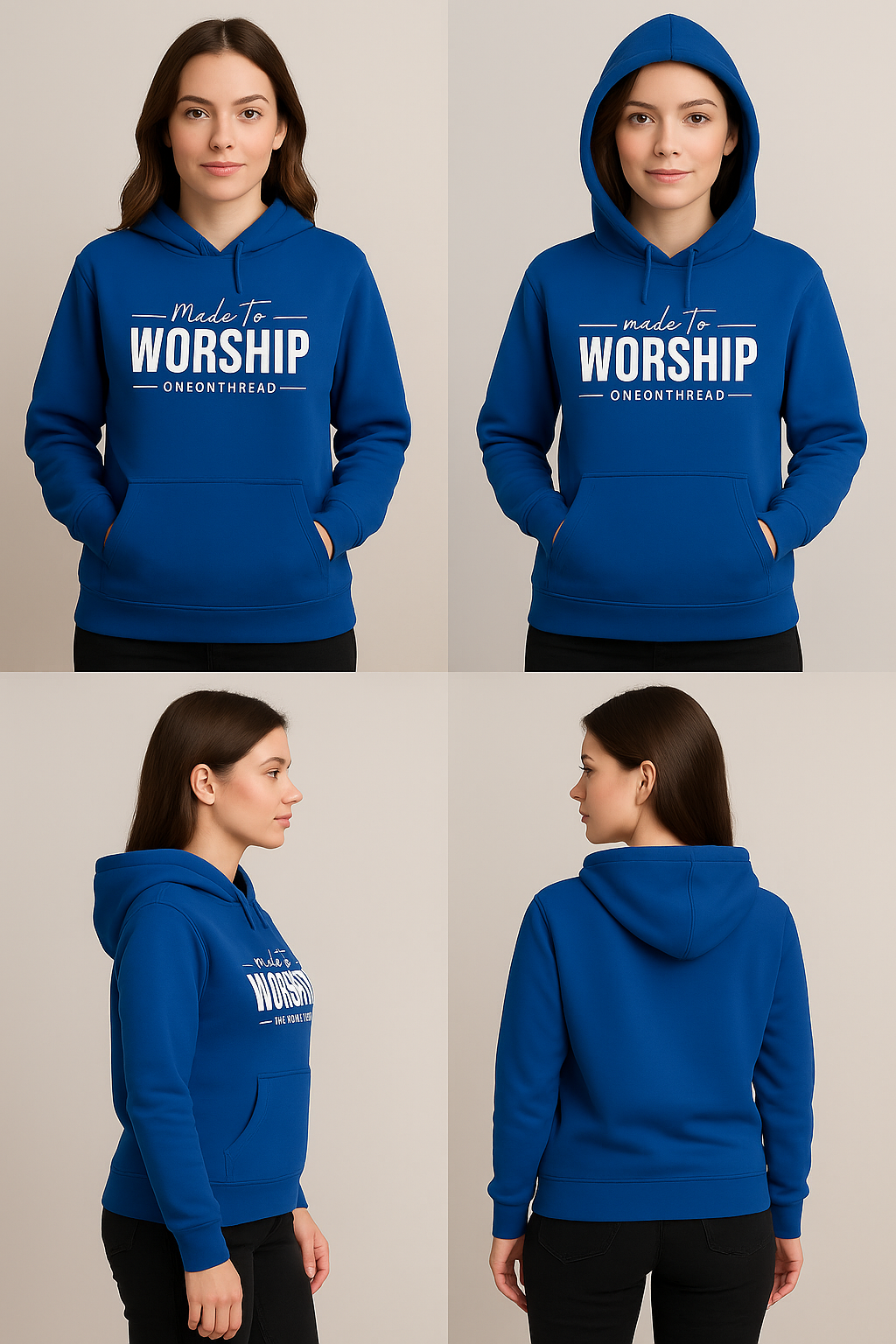 Royal Blue – Premium Sweatshirt Hoodie - HD Print