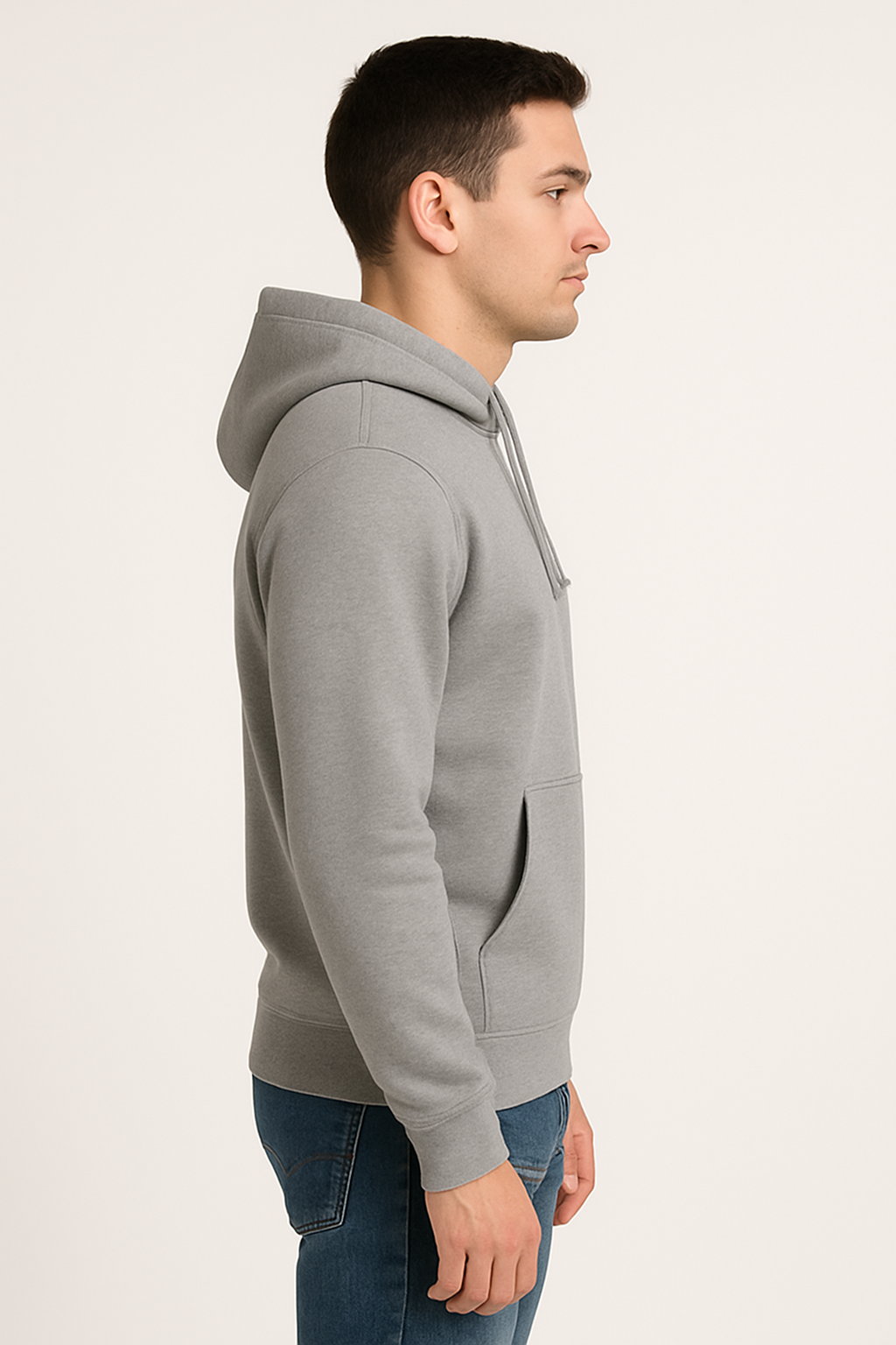 Soothing Gray – Premium Sweatshirt Hoodie