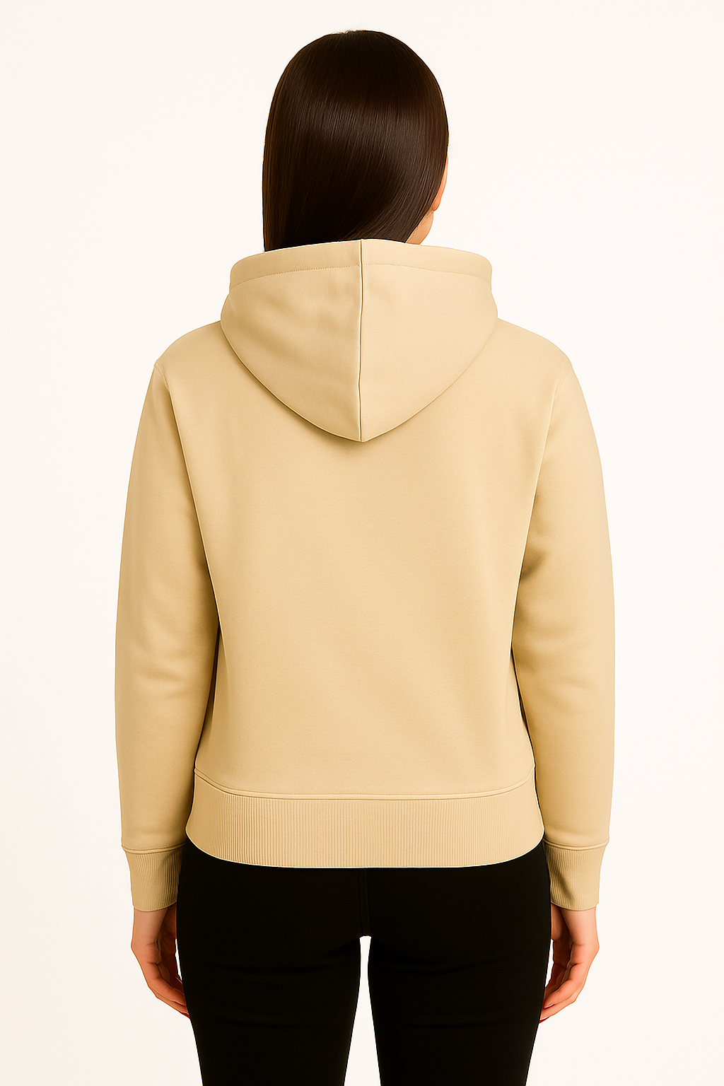 Beige – Premium Sweatshirt Hoodie - HD Print