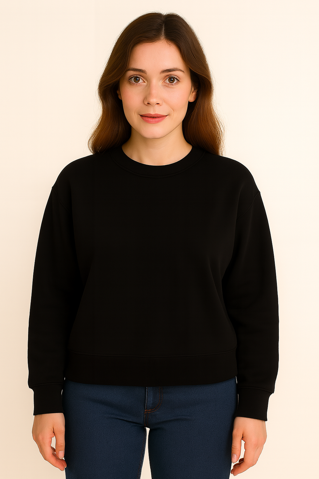 Black Premium Sweatshirt – Timeless Style, Luxury Comfort
