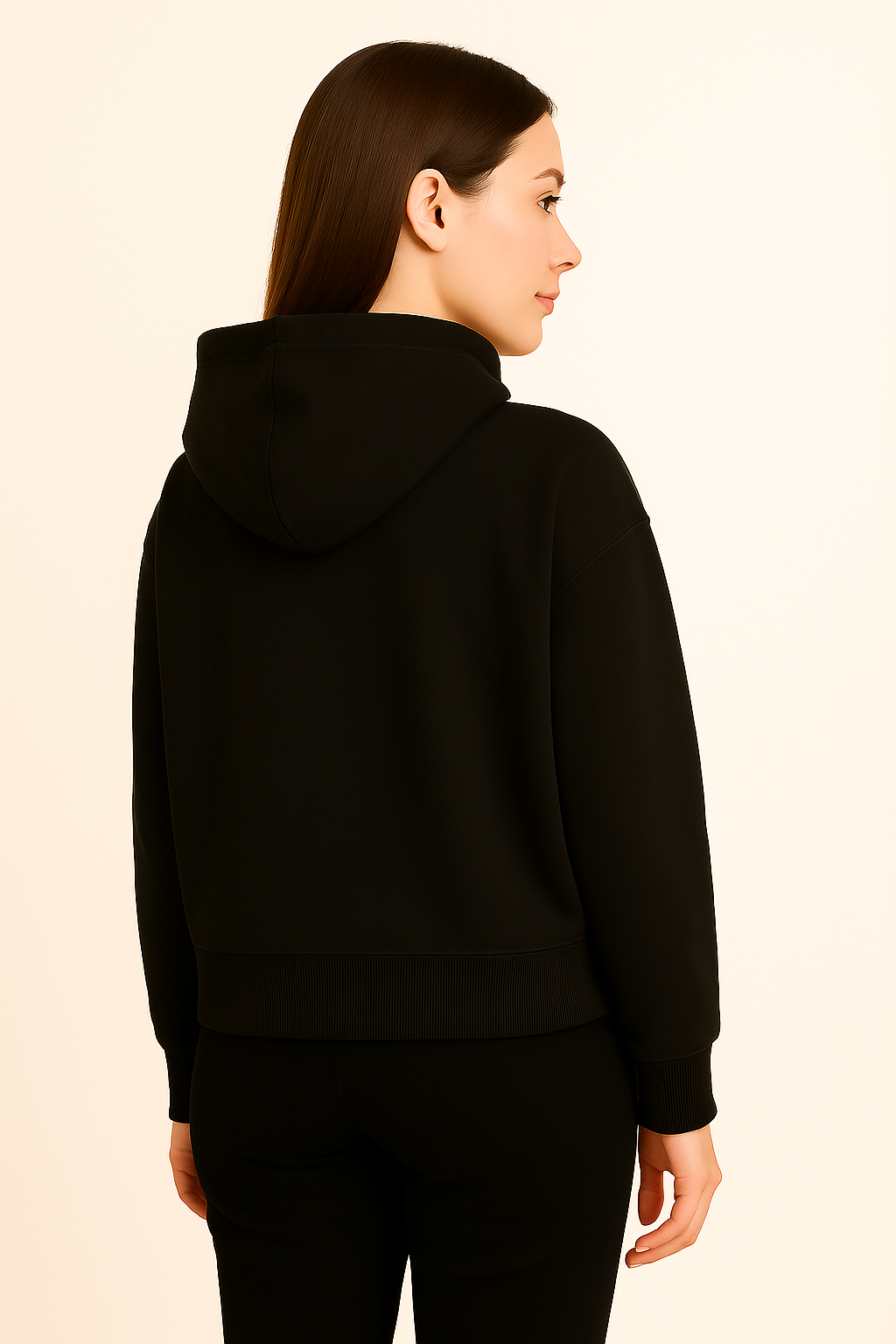 Pure Black – Premium Sweatshirt Hoodie - HD Print