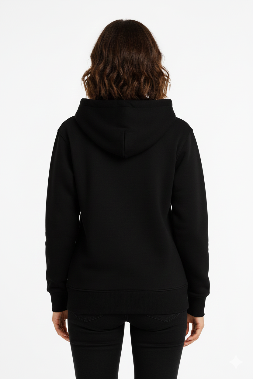 Pure Black – Premium Sweatshirt Hoodie