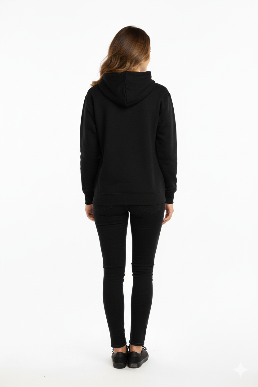 Pure Black – Premium Sweatshirt Hoodie - HD Print