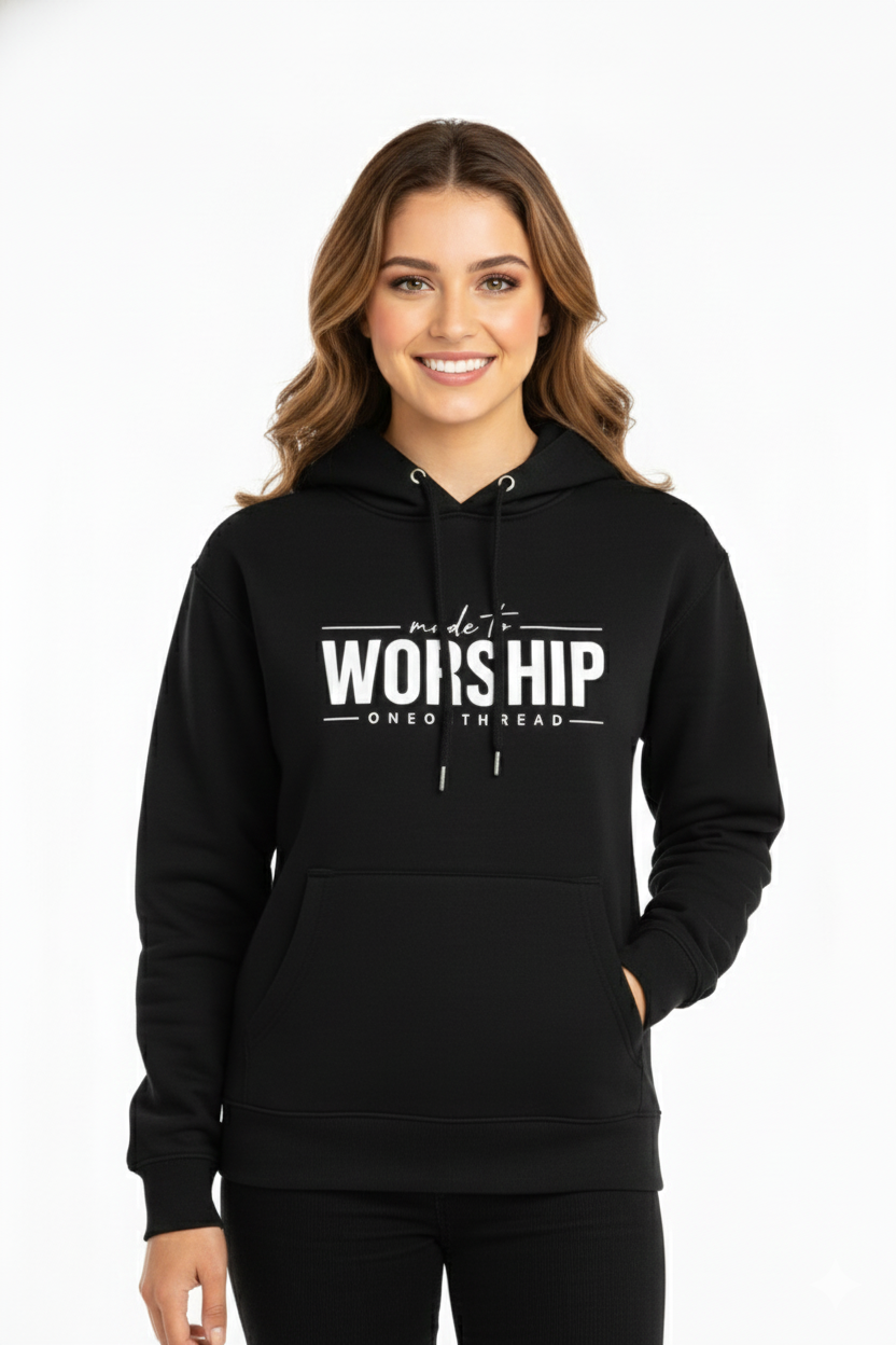 Pure Black – Premium Sweatshirt Hoodie - HD Print