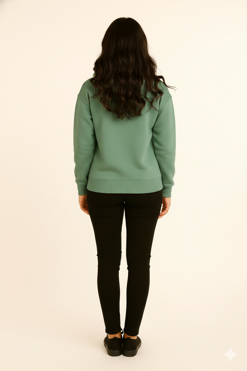Pastel Green – Premium Sweatshirt Hoodie - HD Print
