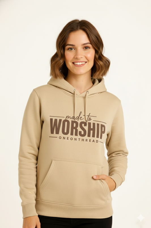 Beige – Premium Sweatshirt Hoodie - HD Print