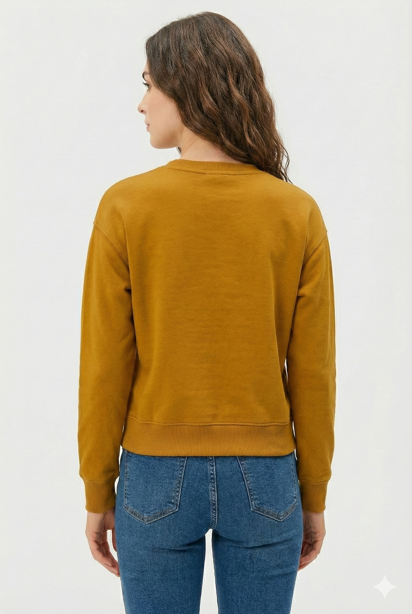 Mustard Yellow  Premium Sweatshirt – Luxury Comfort, Motivational HD Print