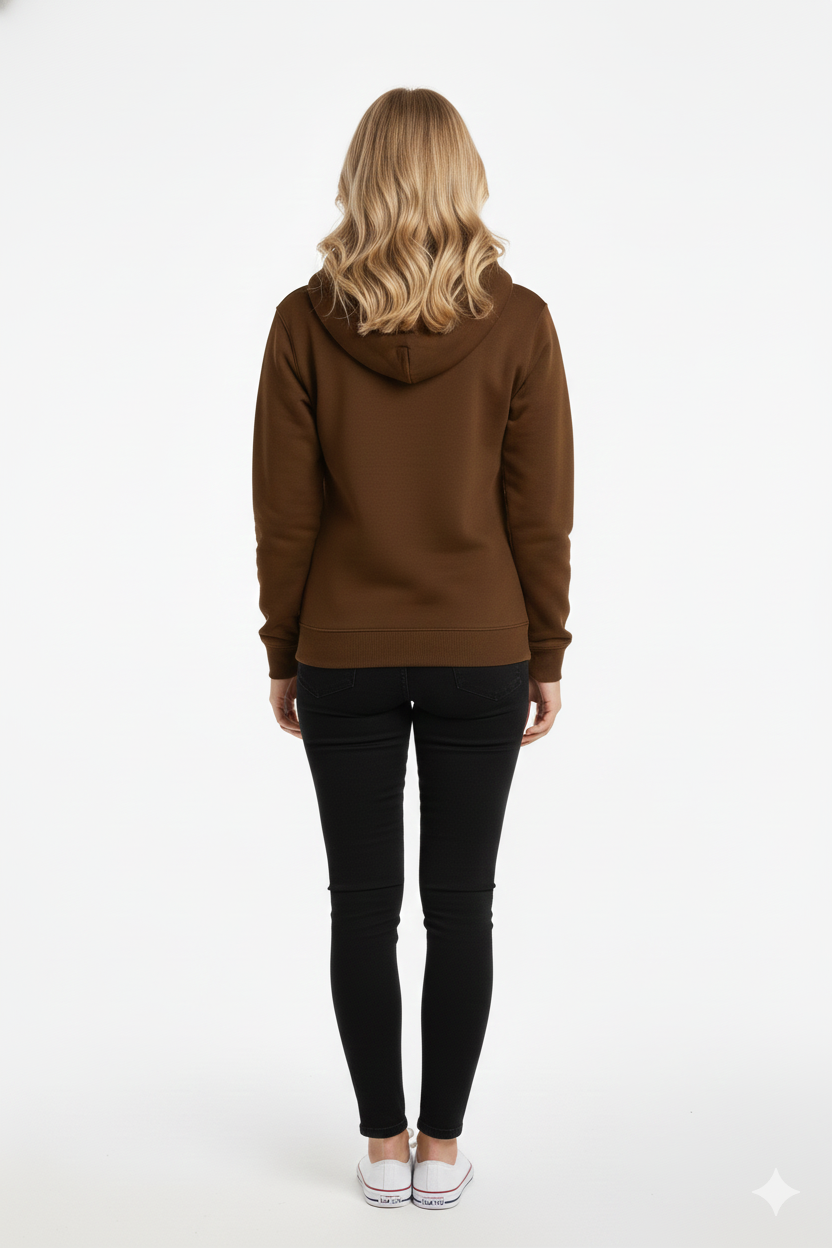 Deep Brown – Premium Sweatshirt Hoodie - HD Print