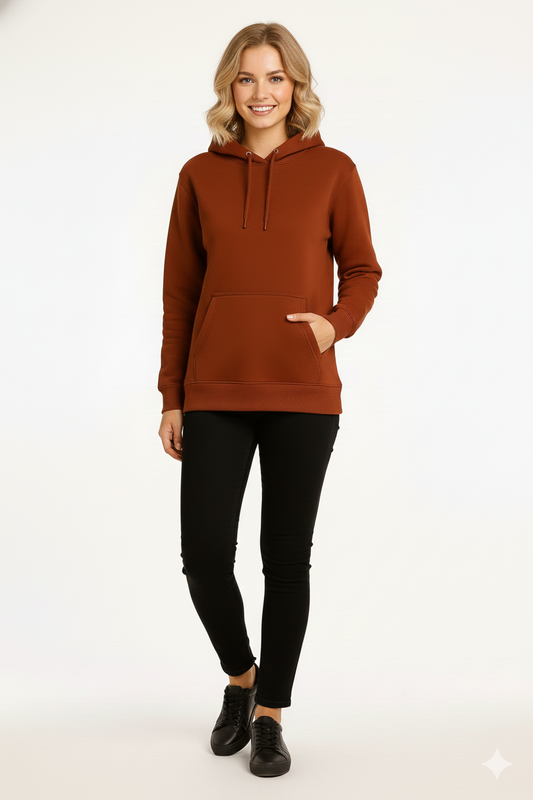 Rich Rust Brown – Premium Sweatshirt Hoodie