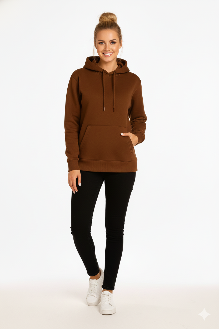 Deep Brown – Premium Sweatshirt Hoodie