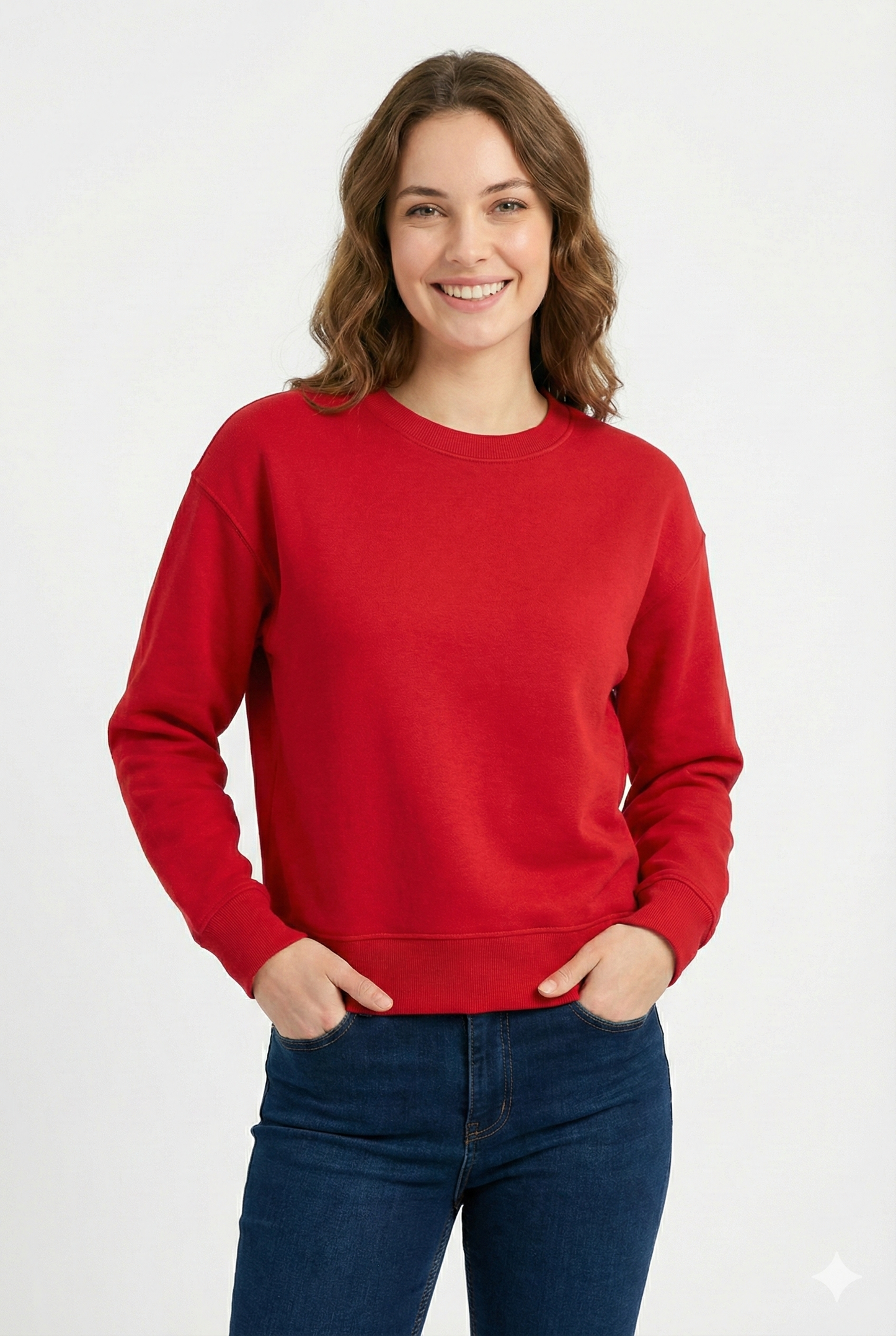 Red Premium Sweatshirt – Timeless Style, Luxury Comfort
