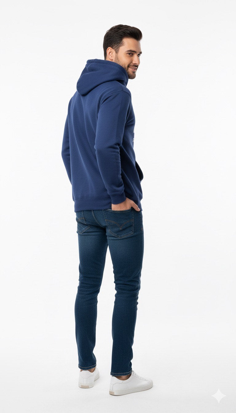 Navy Blue – Premium Sweatshirt Hoodie - HD Print